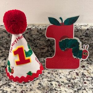 The Very Hungry Caterpillar Party Hat and Decoration
